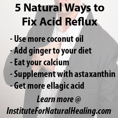 5 Natural Ways to fix acid reflux